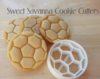 Soccer Ball Cookie Cutter with Emboss Detail