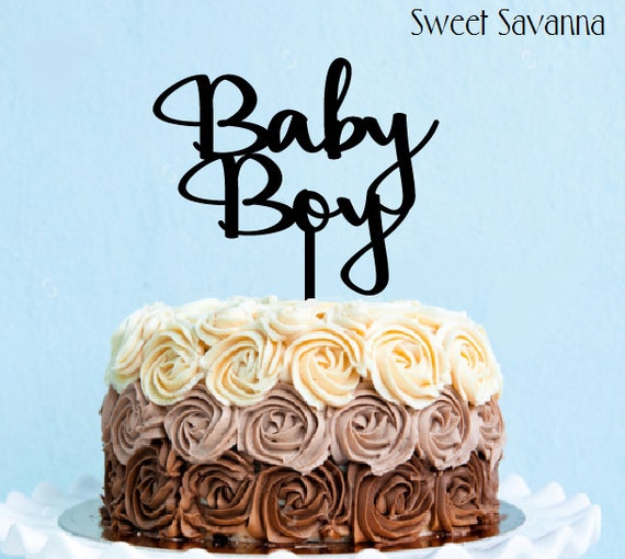 Bébé garçon de gâteau Baby Shower Cake Topper en Australie - Etsy Canada
