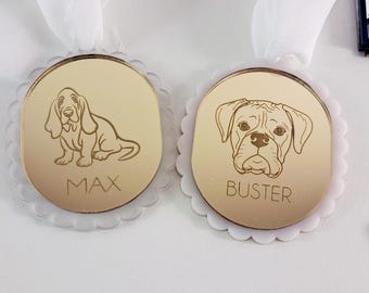 Custom Pet Christmas Baubles - Christmas Decor - Dog Ornament