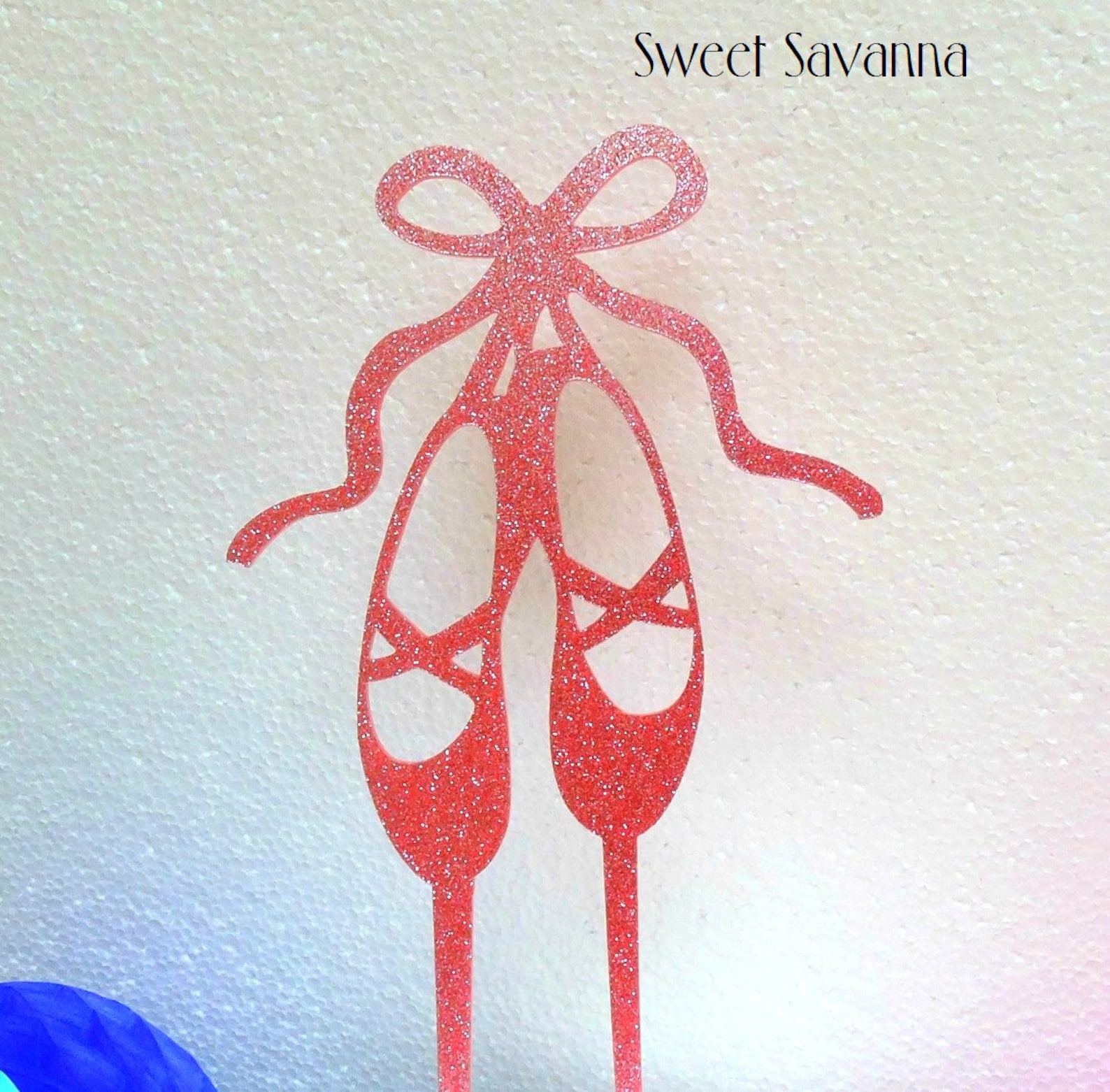 ballet shoes cake topper made in australia