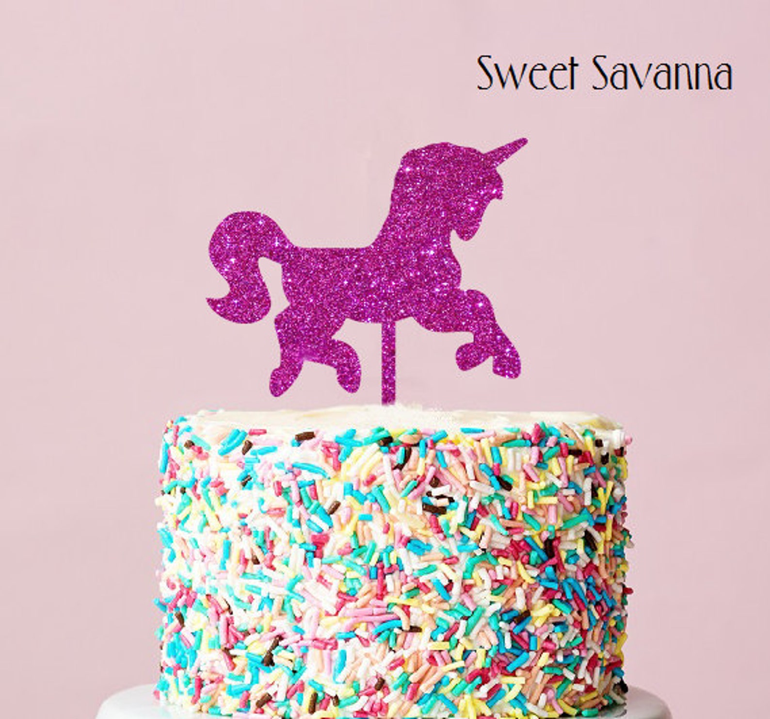 Unicorn Cake Topper Etsy