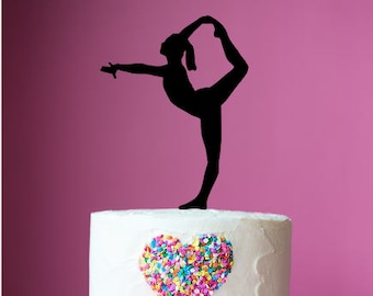 Gymnast Cake Topper - N5 - 6in high