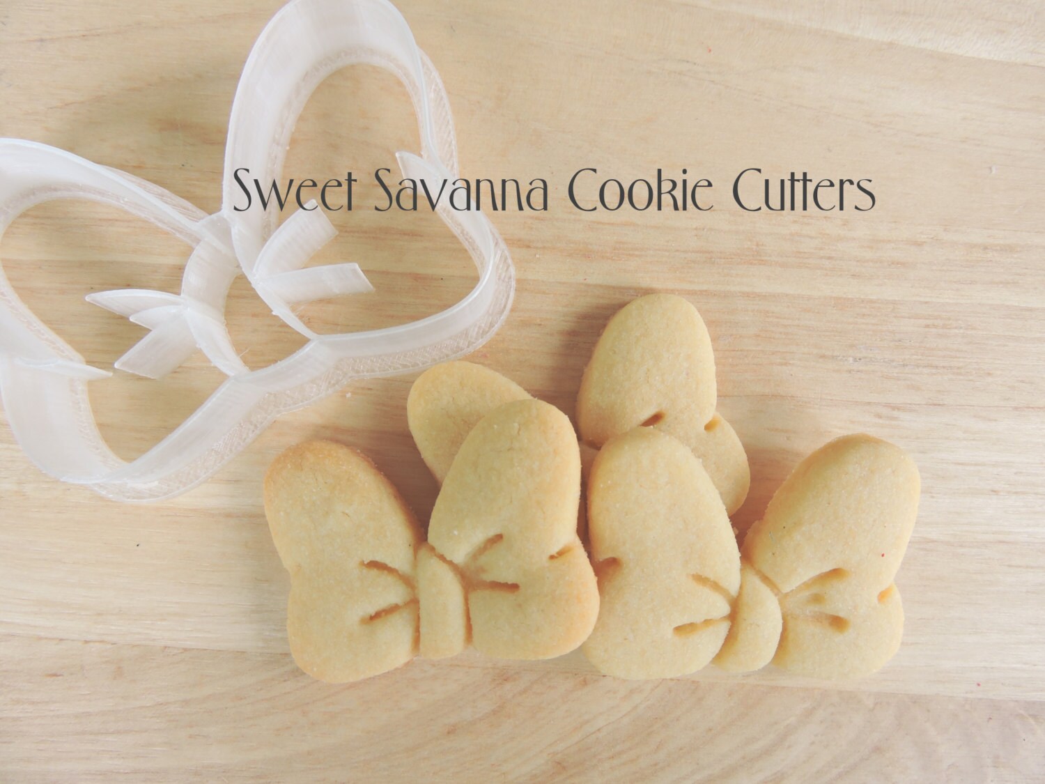 Bow Cookie Cutter with emboss detail Etsy