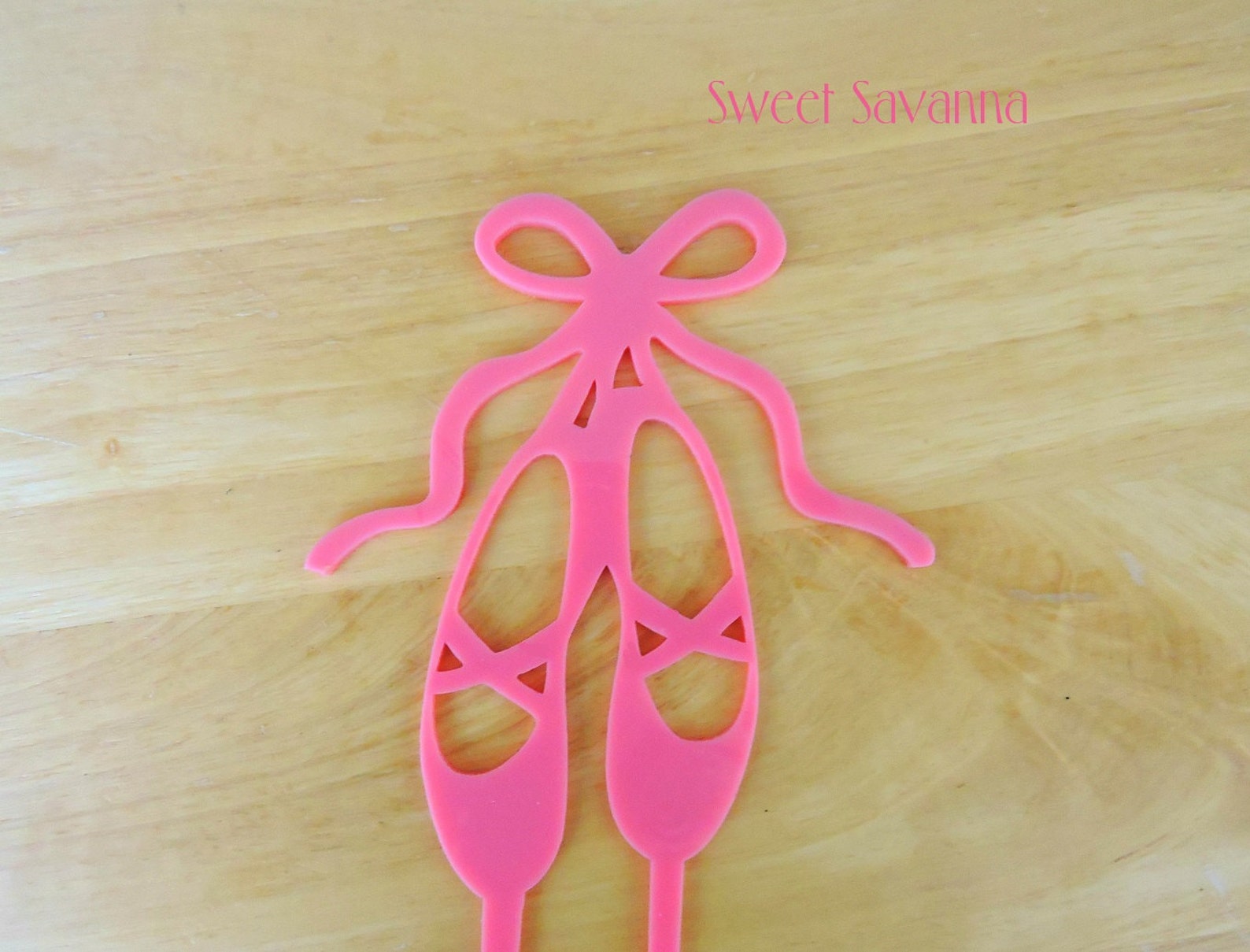 ballet shoes cake topper made in australia