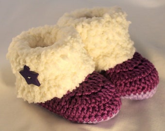 ebook botas de peluche de ganchillo en 3 tamaños