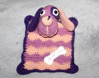 Cuddle cloth dog crochet pattern