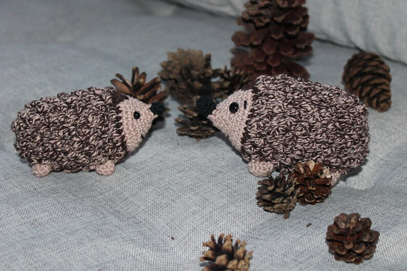 Little hedgehogs Igor and Ines crochet pattern image 3