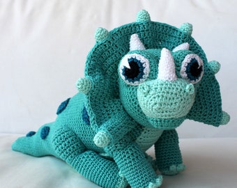 Patron au crochet Dino Trixie