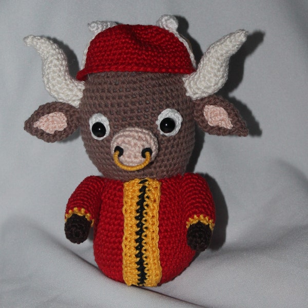 chinese bull Tyron crochet pattern