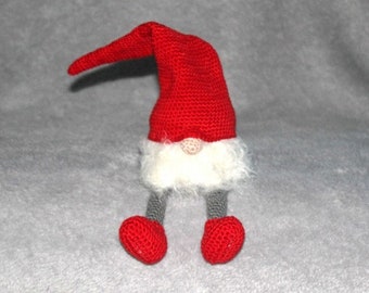 Christmas Gnome Crochet Pattern, Amigurumi Gnome PDF in English & German, Weihnachtswichtel Häkelanleitung