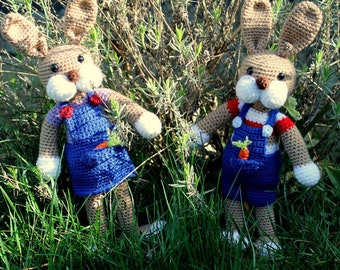 ebook bunny/bunny couple crocheted