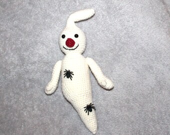 Schema per realizzare un fantasma all'uncinetto - Amigurumi spettrale a tema fantasma per Halloween (in tedesco e inglese)