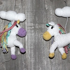 unicorn mobile crochet pattern