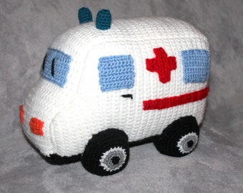 ambulance crochet pattern english version
