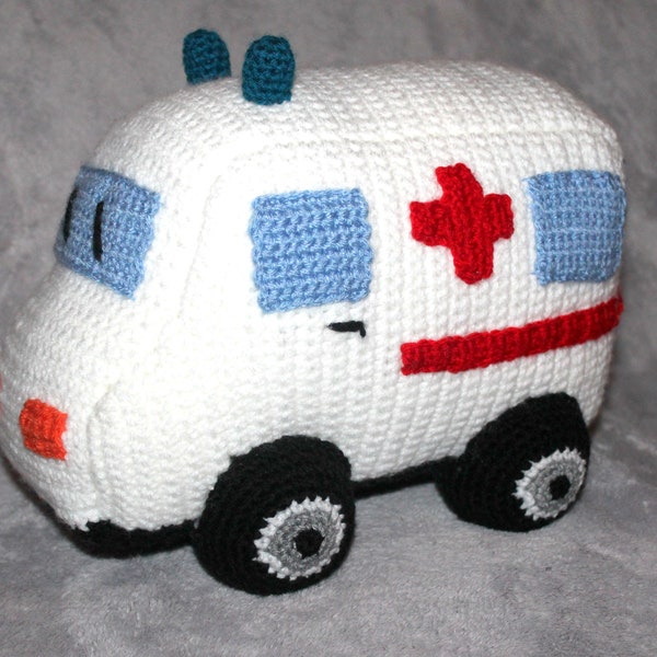 ambulance crochet pattern english version