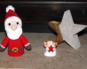 glowing santa crochet pattern in english