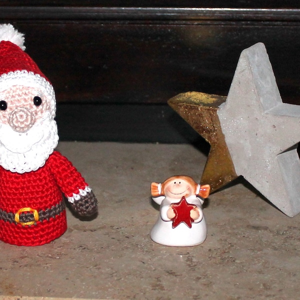 glowing santa crochet pattern in english