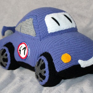 Sports car crochet pattern