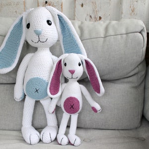 Bunnies Henry and Henriette crochet pattern german version