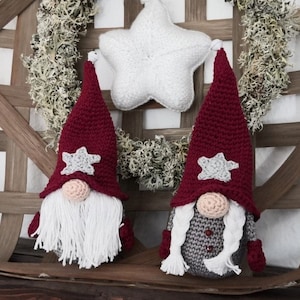 gnomes couple crochet pattern english version