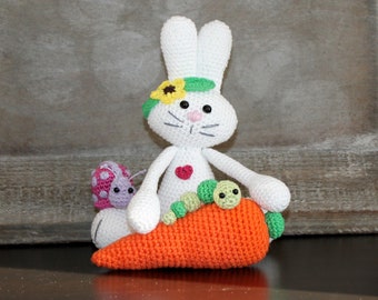 Bunny Mila et ses amis patron au crochet version allemande