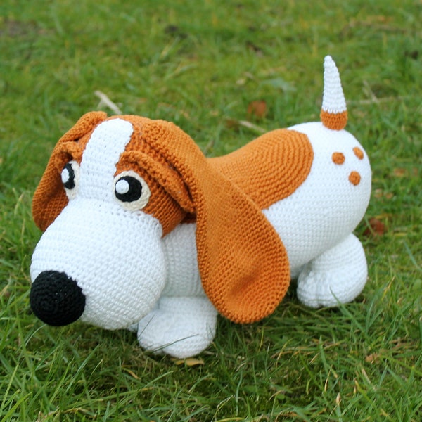 Schema Snoopy il Beagle all'uncinetto