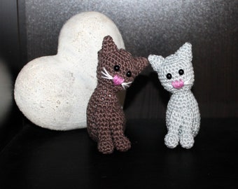 Chat Lilly en mini motif au crochet