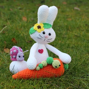 Mila the bunny and its friends crochet pattern english version