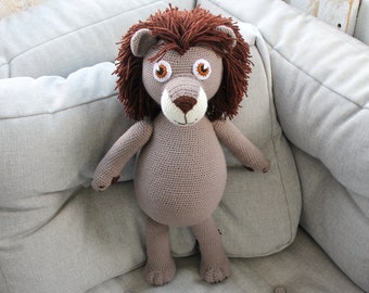 german version of the XXl Lion crochet pattern