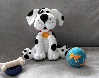 Dotty the dog crocheting pattern english version