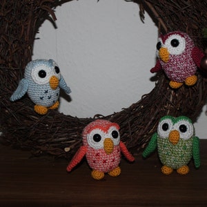 german version of an owl family