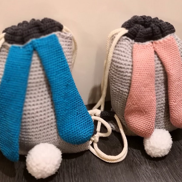 bunny backpack crochet pattern