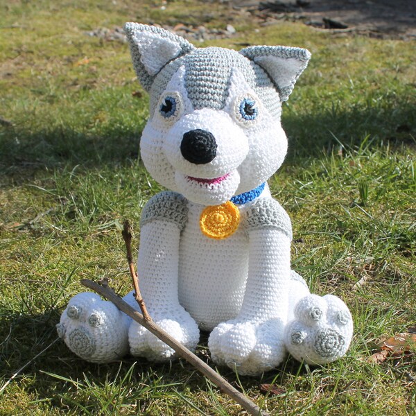 Modello all'uncinetto della signora Grace the Husky
