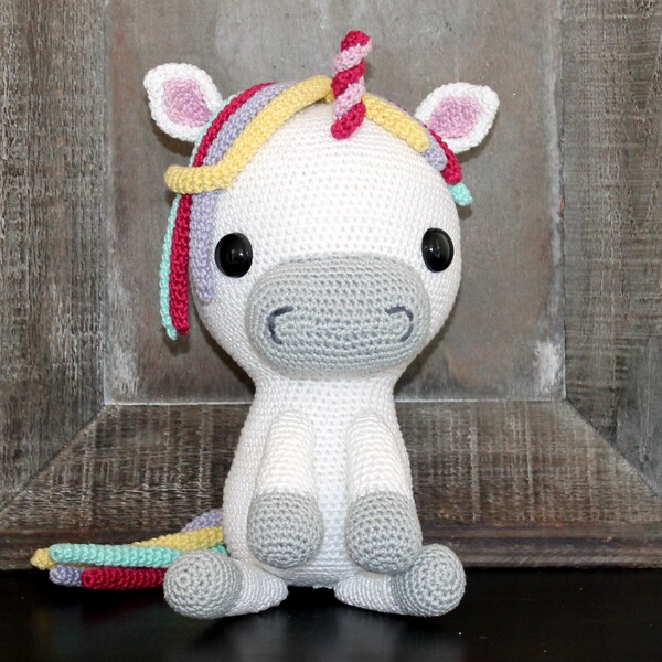 mina the unicorn english crochet pattern
