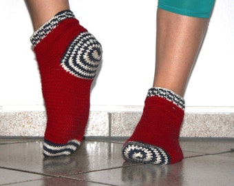 Spiralsocken Häkelanleitung in den Größen 34- 42 deutsch