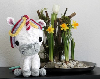 Patron au crochet Licorne Mina