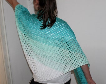 Clear Blue Sea Scarf crochet pattern