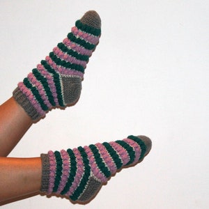 Knübbelchen shoes in sizes 36-41 crochet instructions
