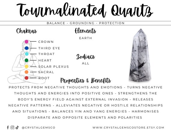 Tourmalinated Quartz Properties Tourmalinated Quartz Benefits