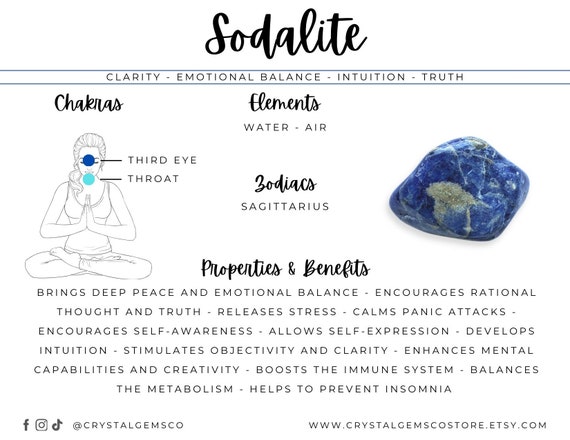 Sodalite properties deals