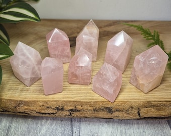 Rose Quartz Polished Freeform Point | Love • Healing • Heart Energy