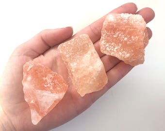 Natural pink Himalayan rock salt chunk 1 piece
