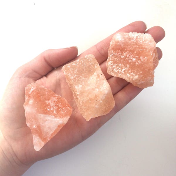 Natural pink Himalayan rock salt chunk 1 piece