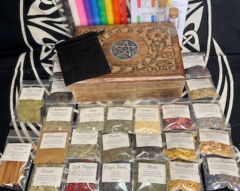 Witchy Herb Kit: 24 Magical Herbs for Spells & Rituals
