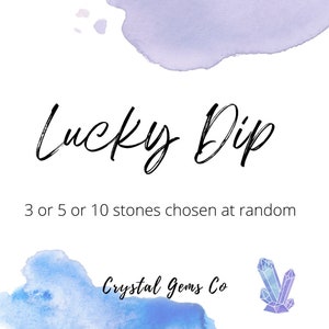 Lucky Dip Tumbled stone collection set kit