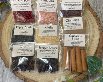 Herbs for Spells for Spell Craft and Intention Jars Small
