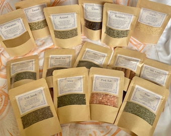 Herbs for Spells for Spell Craft and Intention Jars