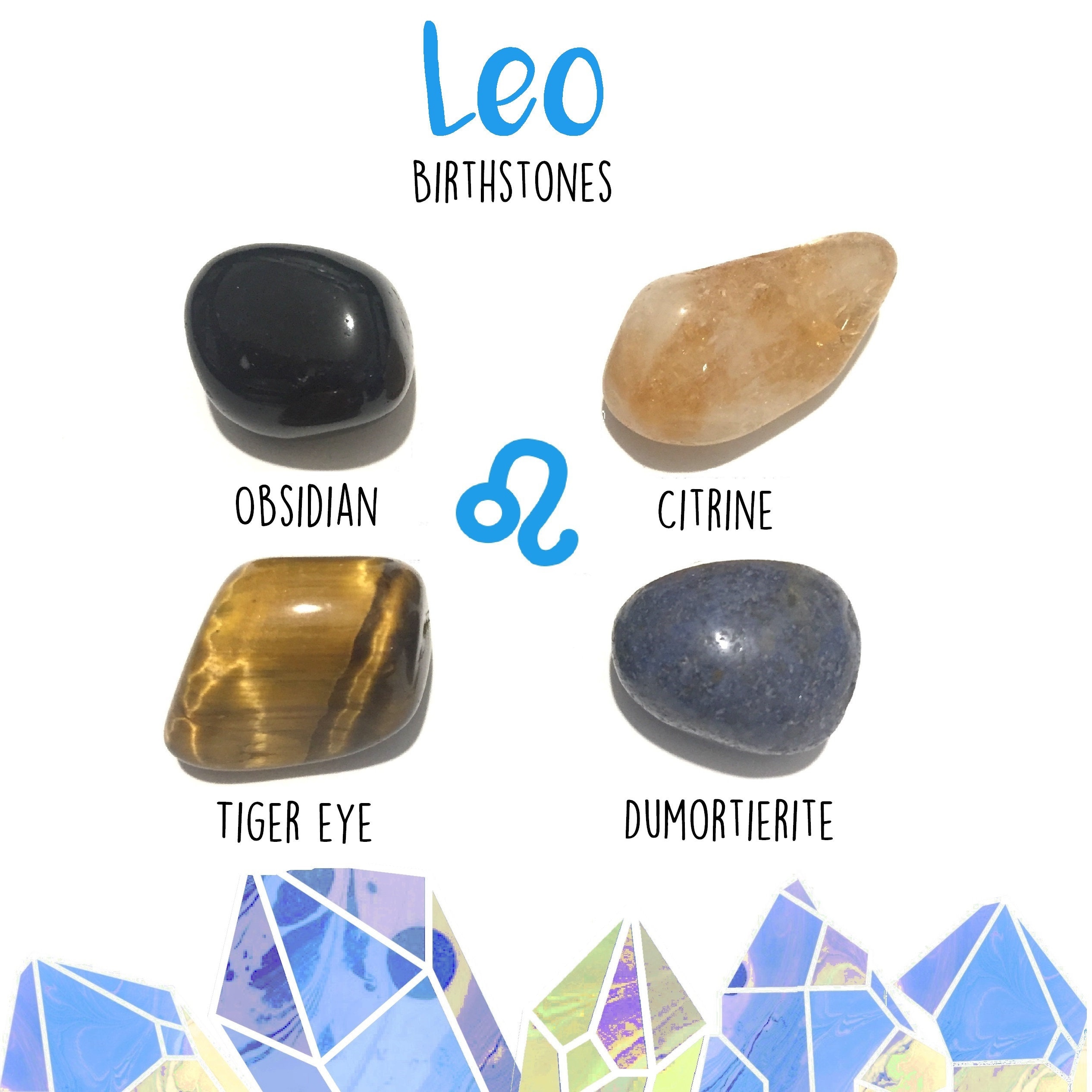 Kit de piedras preciosas Leo Birthstone 23 de julio 22 de Etsy