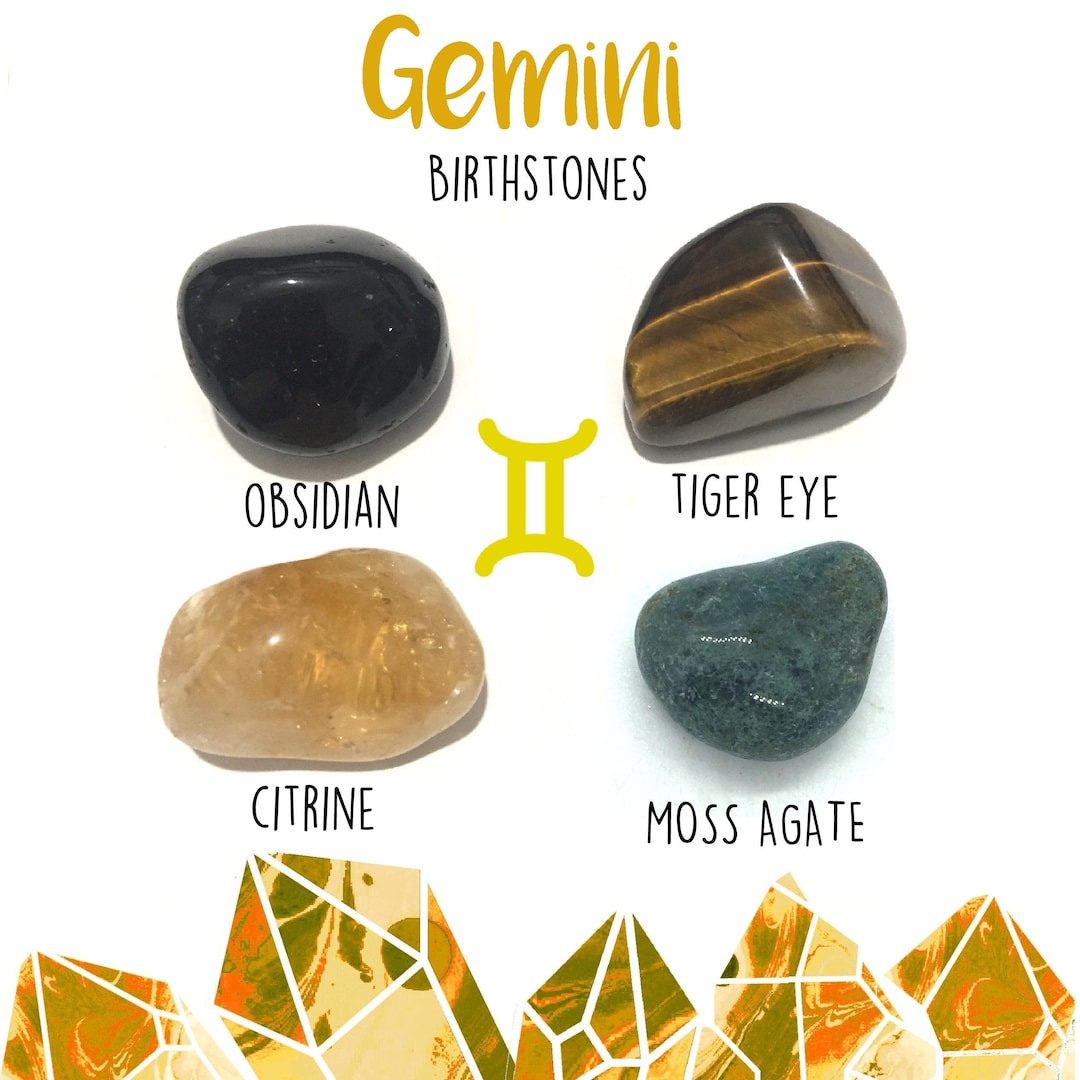 Gemstones Citrine Gemini Stone Gemini Crystals Good Luck Gemini