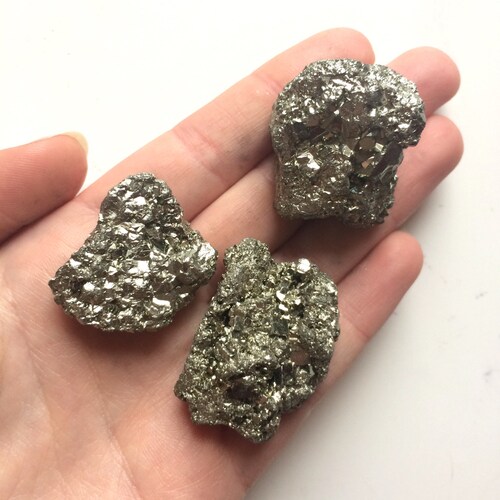 Pyrite Gold Rough Natural Raw Crystals Etsy UK